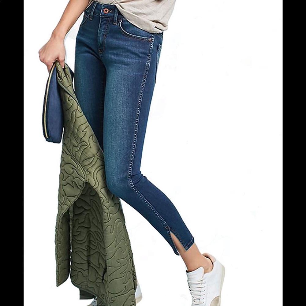 Pilcro & The Letterpress Mid-Rise Skinny Jeans